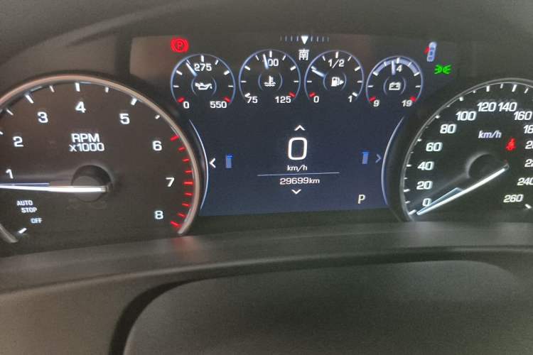 Used Cadillac CT6 2021 28T Elite Edition Odometer Close Up