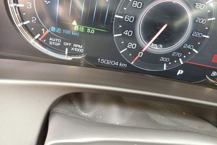Used Cadillac CT6 2021 28T Luxury Version Odometer Close Up
