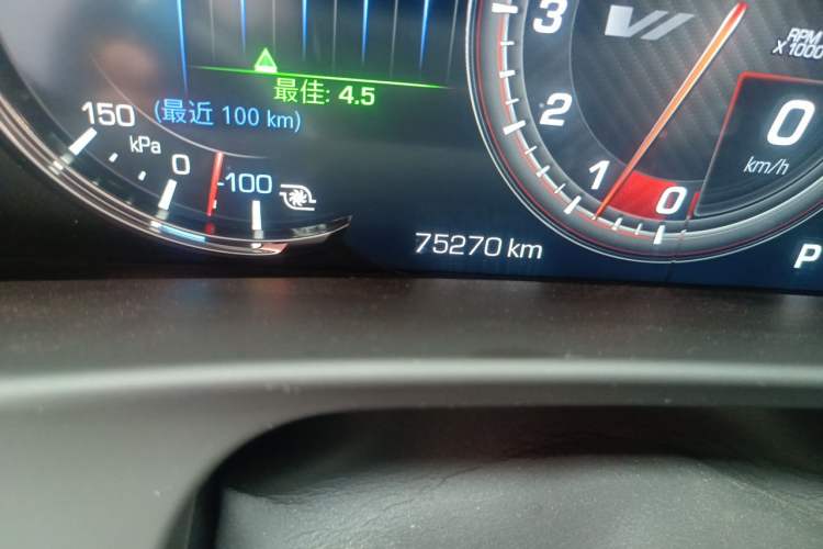 Used Cadillac CT6 2021 28T Luxury Version Odometer Close Up