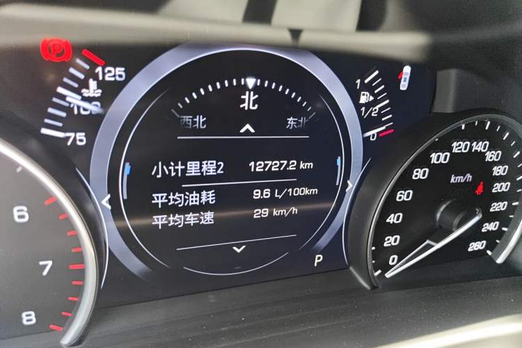Used Cadillac CT6 2021 28T Elite Edition Odometer Close Up