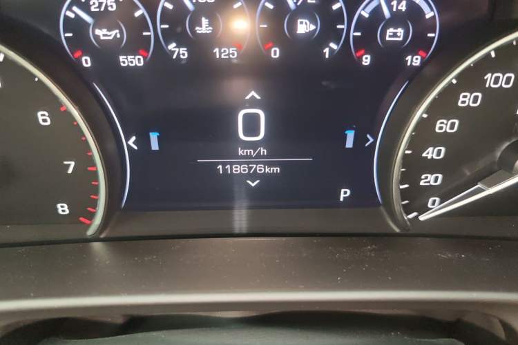 Used Cadillac CT6 2021 28T Fashion Edition Odometer Close Up