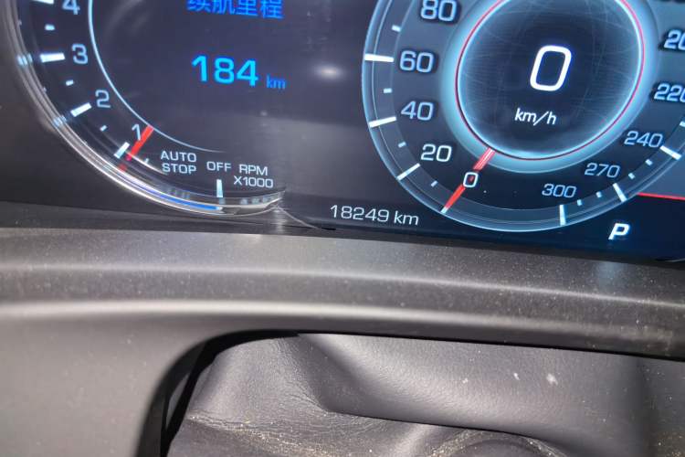 Used Cadillac CT6 2021 28T Luxury Version Odometer Close Up