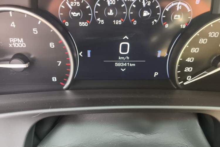 Used Cadillac CT6 2021 28T Fashion Edition Odometer Close Up