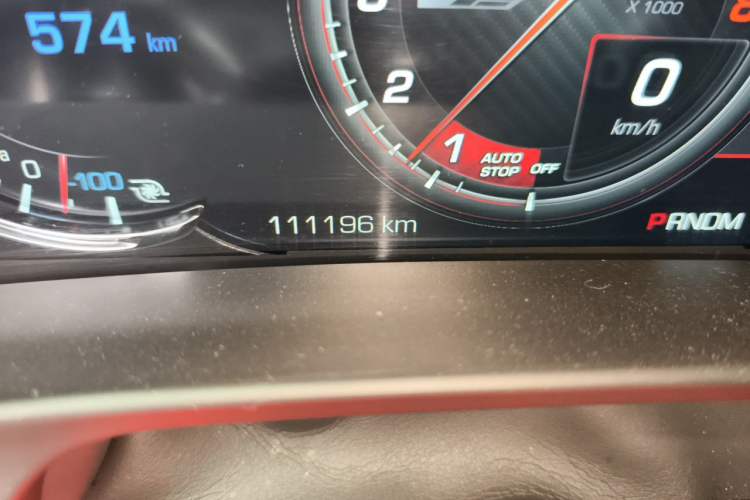 Used Cadillac CT6 2021 28T Elite Edition Odometer Close Up