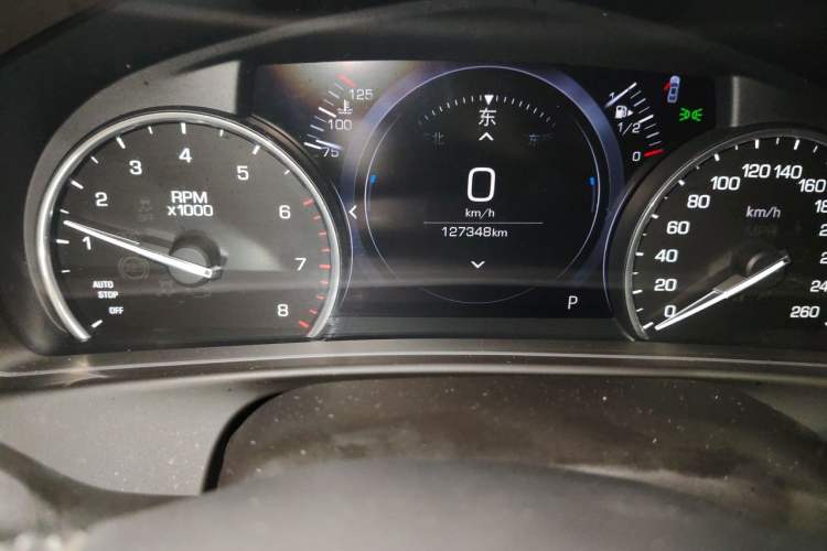 Used Cadillac CT6 2021 28T Elite Edition Odometer Close Up