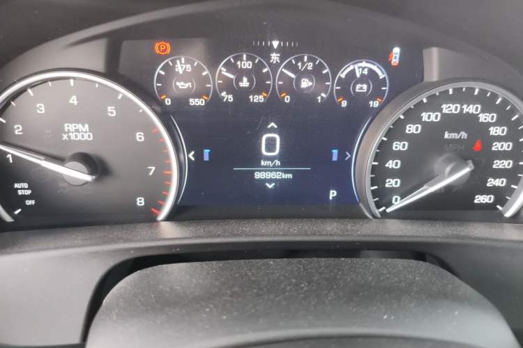 Used Cadillac CT6 2021 28T Elite Edition Odometer Close Up