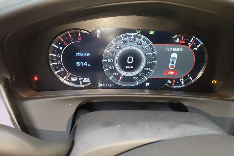 Used Cadillac CT6 2021 28T Luxury Version Odometer Close Up