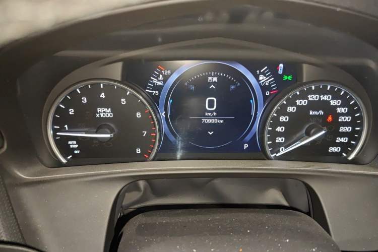 Used Cadillac CT6 2021 28T Elite Edition Odometer Close Up