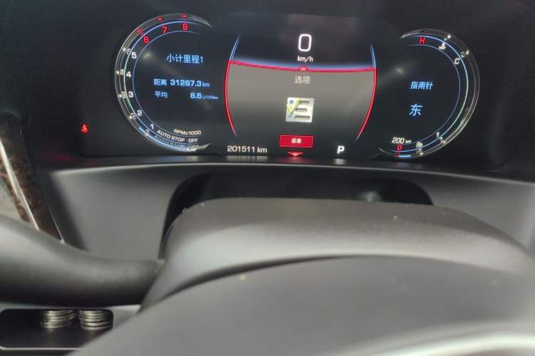 Used Cadillac CT6 2021 28T Luxury Version Odometer Close Up