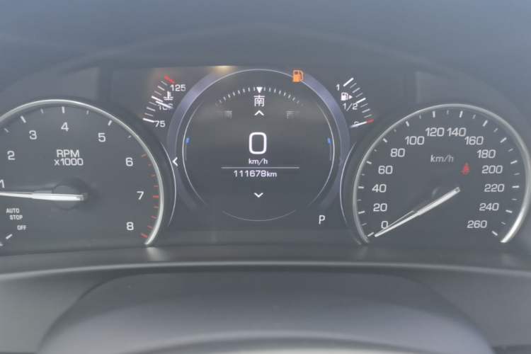 Used Cadillac CT6 2021 28T Elite Edition Odometer Close Up