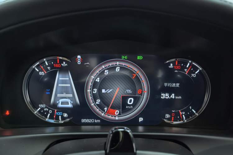 Used Cadillac CT6 2021 28T Flagship Super Cruise Version Odometer Close Up