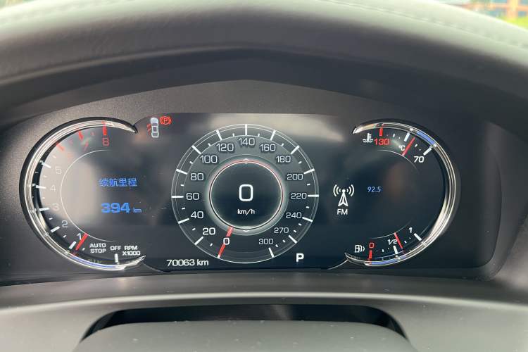 Used Cadillac CT6 2021 28T Luxury Version Odometer Close Up