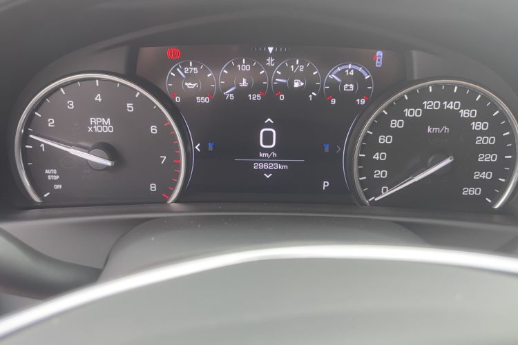 Used Cadillac CT6 2021 28T Elite Edition Odometer Close Up