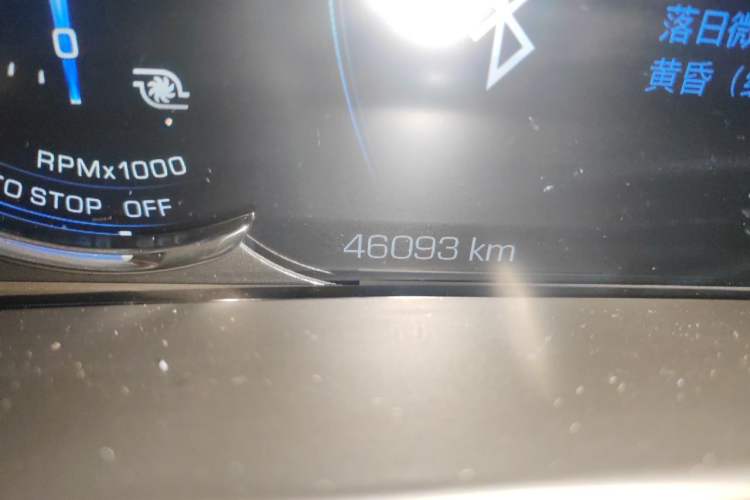 Used Cadillac CT6 2021 28T Luxury Version Odometer Close Up
