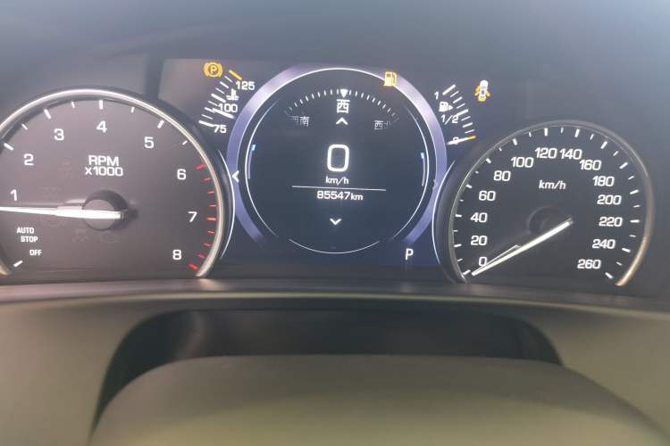 Used Cadillac CT6 2021 28T Elite Edition Odometer Close Up