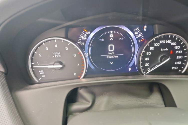 Used Cadillac CT6 2021 28T Elite Edition Odometer Close Up