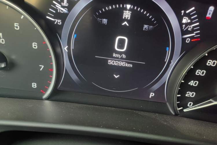 Used Cadillac CT6 2021 28T Elite Edition Odometer Close Up