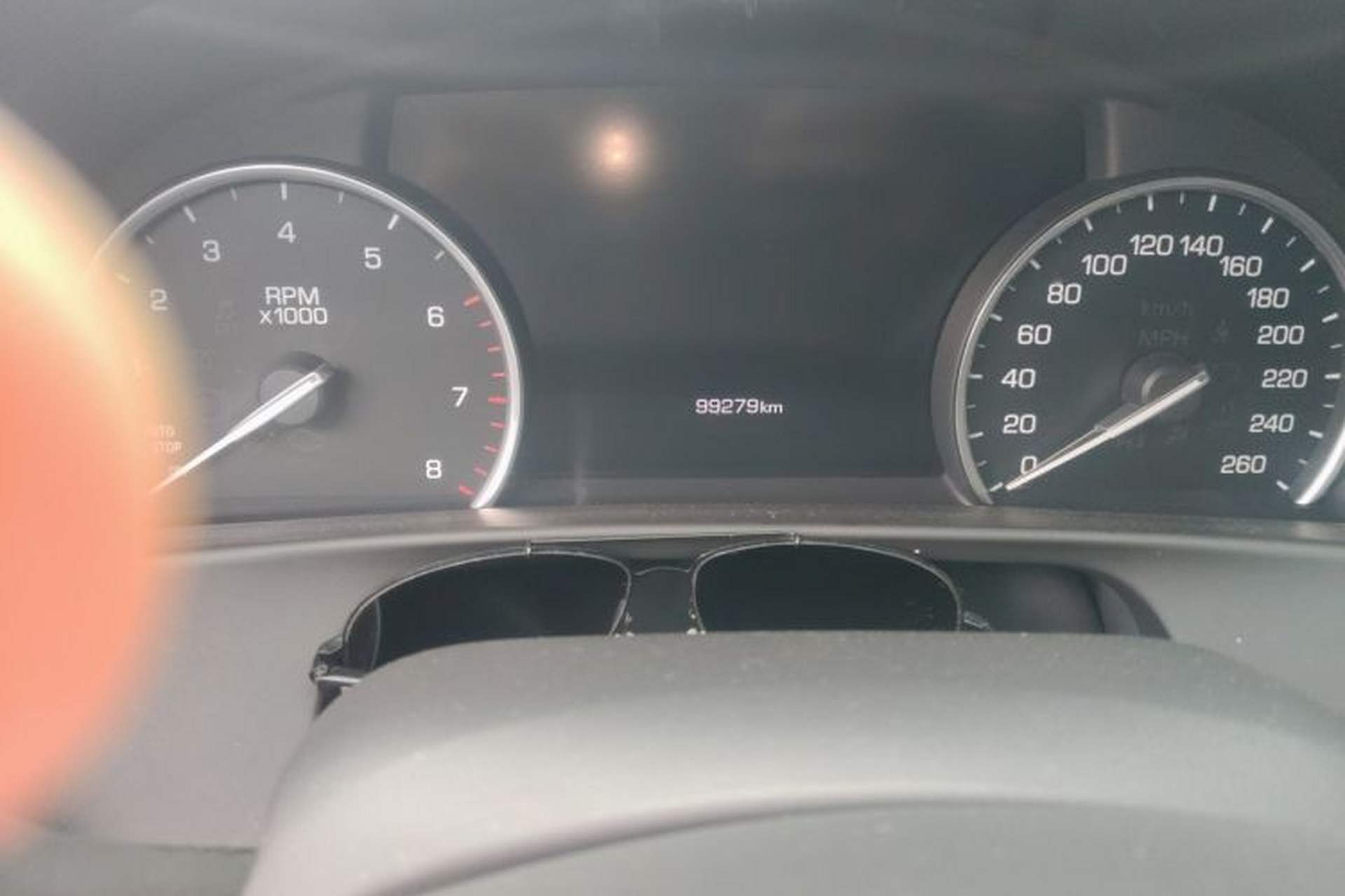 Used Cadillac CT6 2021 28T Elite Edition Odometer Close Up