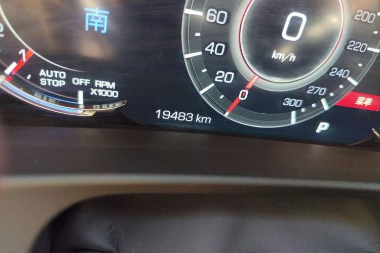 Used Cadillac CT6 2022 28T Prestige Edition Odometer Close Up