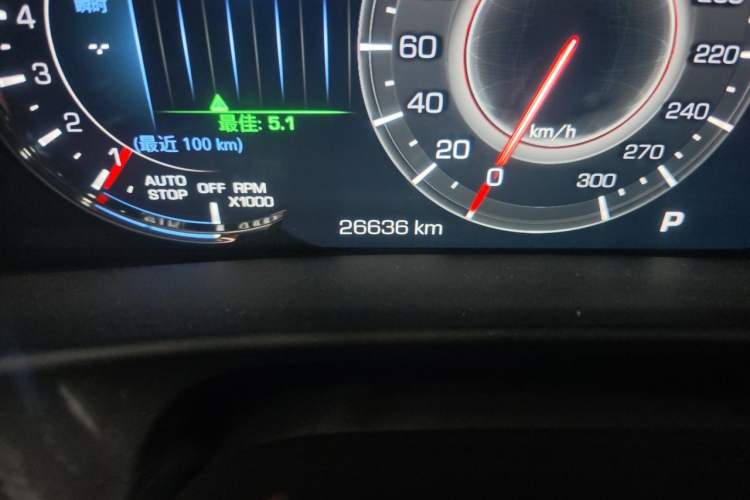 Used Cadillac CT6 2022 28T Luxury Edition Odometer Close Up