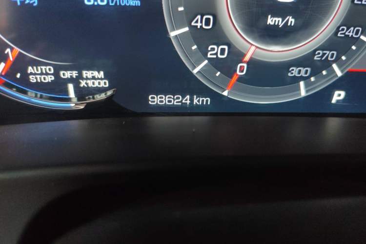 Used Cadillac CT6 2022 28T Prestige Edition Odometer Close Up