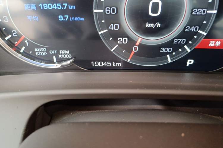 Used Cadillac CT6 2022 28T Luxury Edition Odometer Close Up
