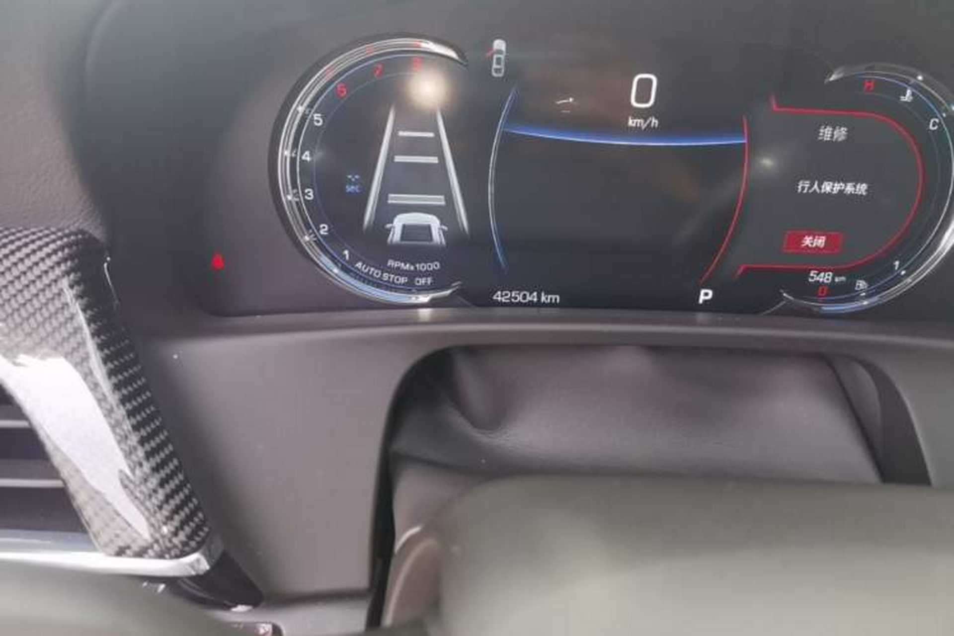 Used Cadillac CT6 2022 28T Prestige Edition Odometer Close Up