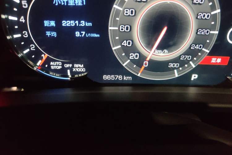 Used Cadillac CT6 2022 28T Prestige Edition Odometer Close Up