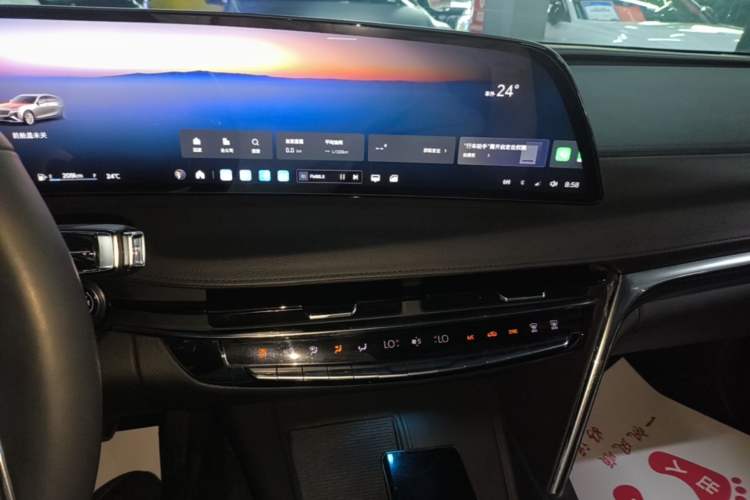 Used Cadillac CT6 2023 28T Luxury Version Audio And AC Panel