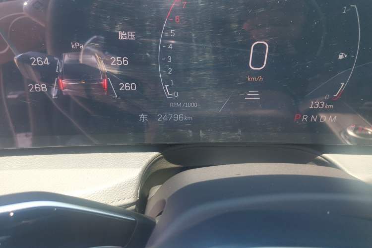Used Cadillac CT6 2023 28T Fashion Edition Odometer Close Up