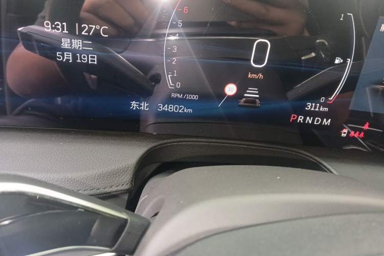 Used Cadillac CT6 2023 28T Luxury Version Odometer Close Up