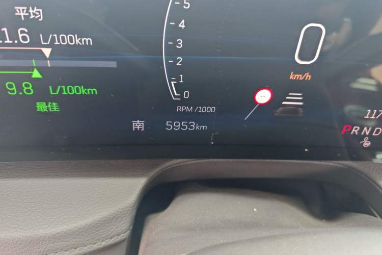 Used Cadillac CT6 2023 28T Platinum Edition Odometer Close Up