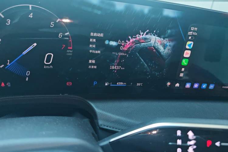 Used Cadillac CT6 2023 28T Luxury Version Odometer Close Up