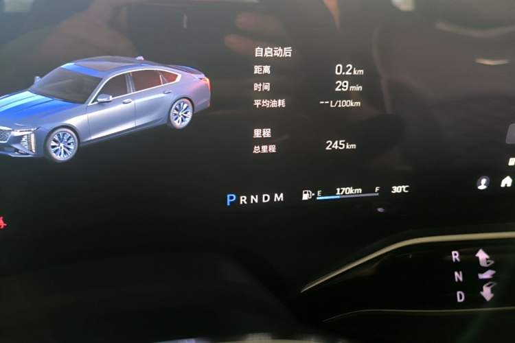Used Cadillac CT6 2026 Model, 28T Flagship Version Odometer Close Up