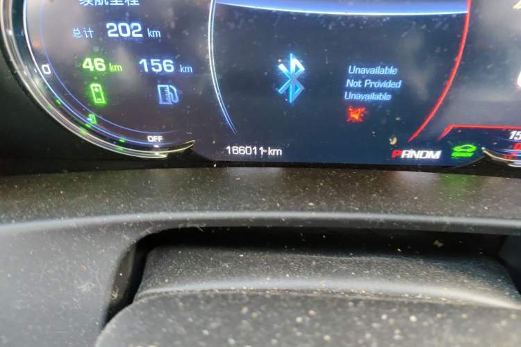 Used Cadillac CT6 PLUG-IN 2017 30E Elite Version Odometer Close Up