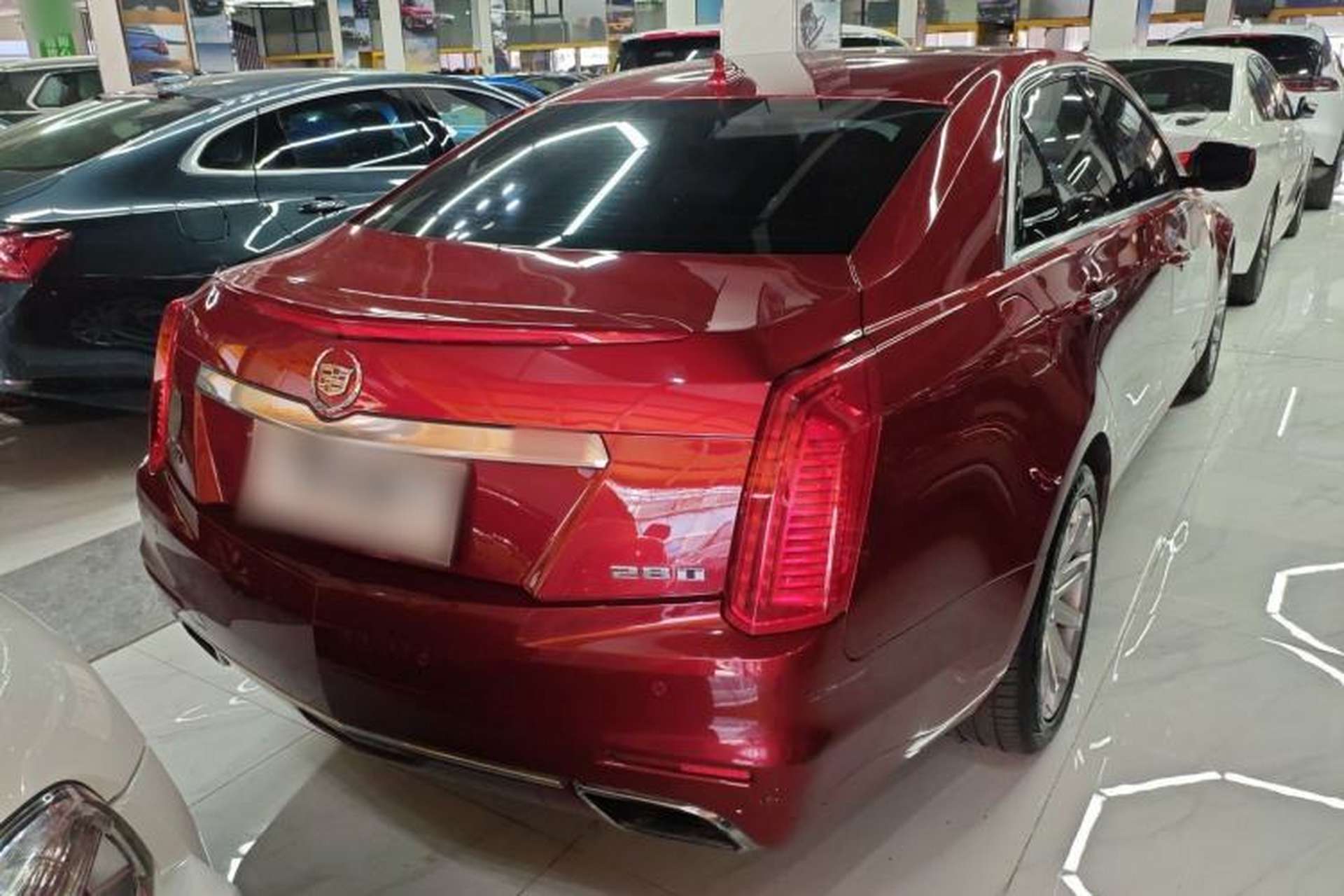 Used Cadillac CTS 2014 28T Elite Edition Rear Right 45 Deg