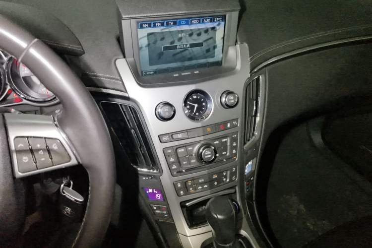 Used Cadillac CTS 2008 3.6L Elite High-Performance Version Audio And AC Panel