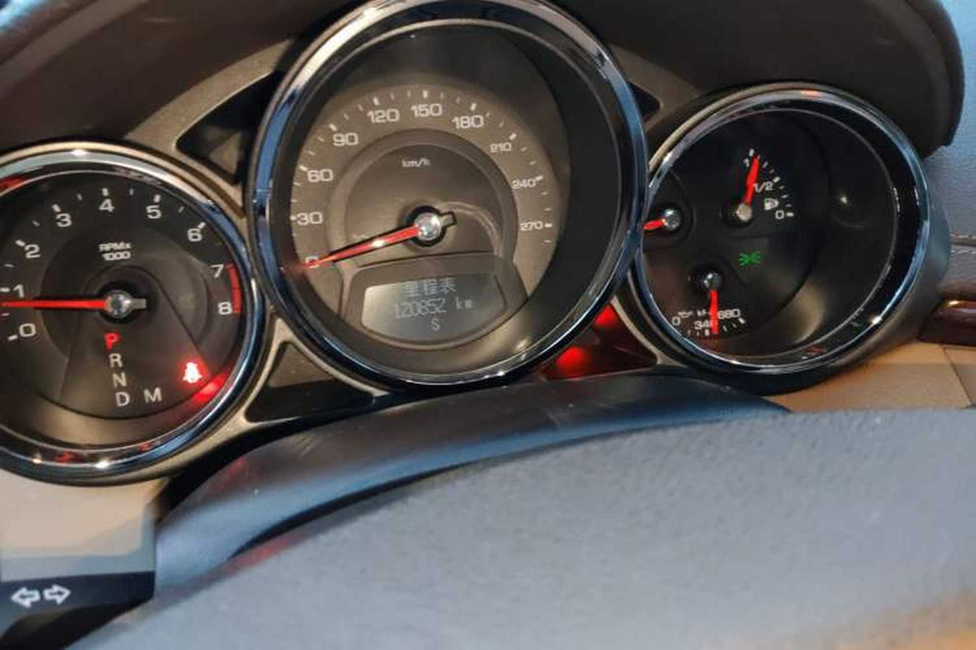 Used Cadillac CTS 2010 3.0 Elite Sport Edition Odometer Close Up