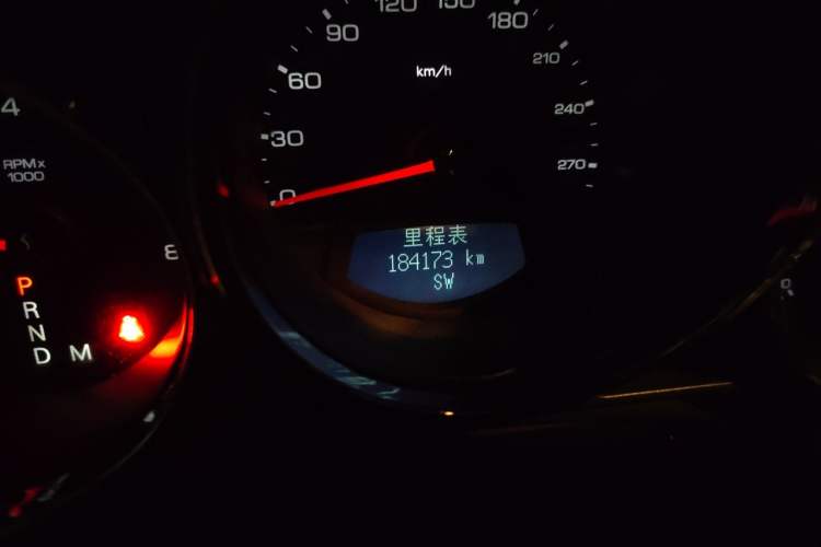 Used Cadillac CTS 2010 3.0 Luxury Sport Edition Odometer Close Up