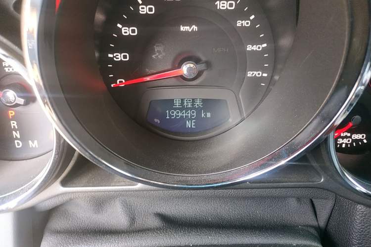 Used Cadillac CTS 2012 3.0L Luxury Sport Edition Odometer Close Up