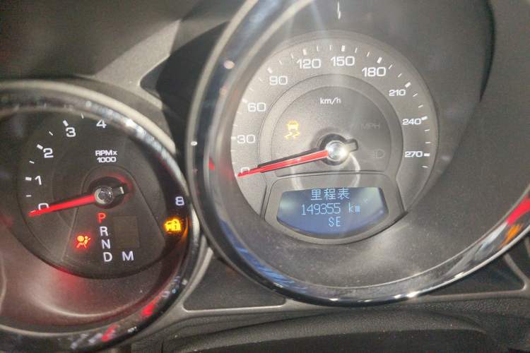 Used Cadillac CTS 2012 3.0L Luxury Sport Edition Odometer Close Up
