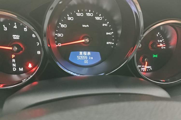Used Cadillac CTS 2012 3.0L Elite Sport Edition Odometer Close Up