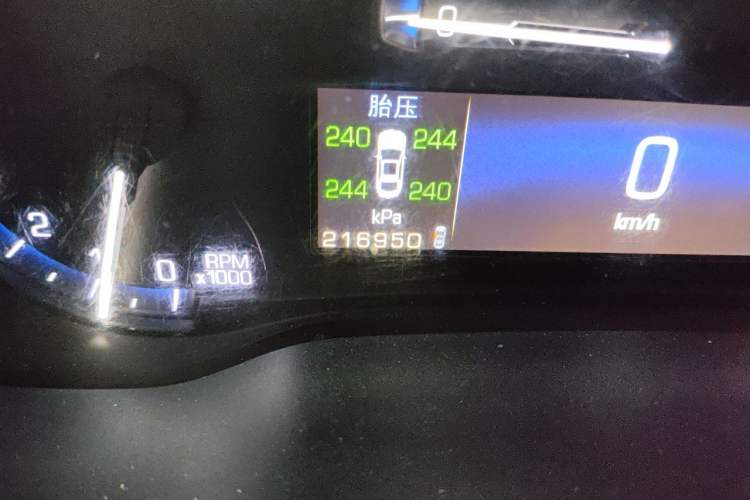Used Cadillac CTS 2014 28T Elite Edition Odometer Close Up