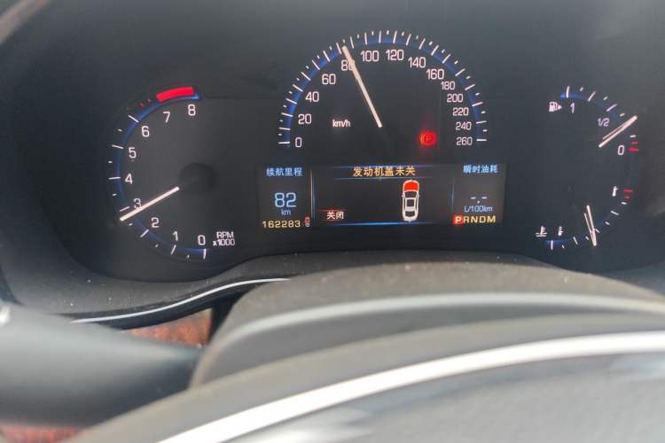 Used Cadillac CTS 2014 28T Elite Edition Odometer Close Up