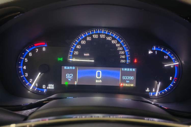 Used Cadillac CTS 2014 28T Elite Edition Odometer Close Up
