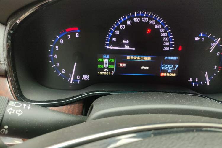 Used Cadillac CTS 2014 28T Elite Edition Odometer Close Up