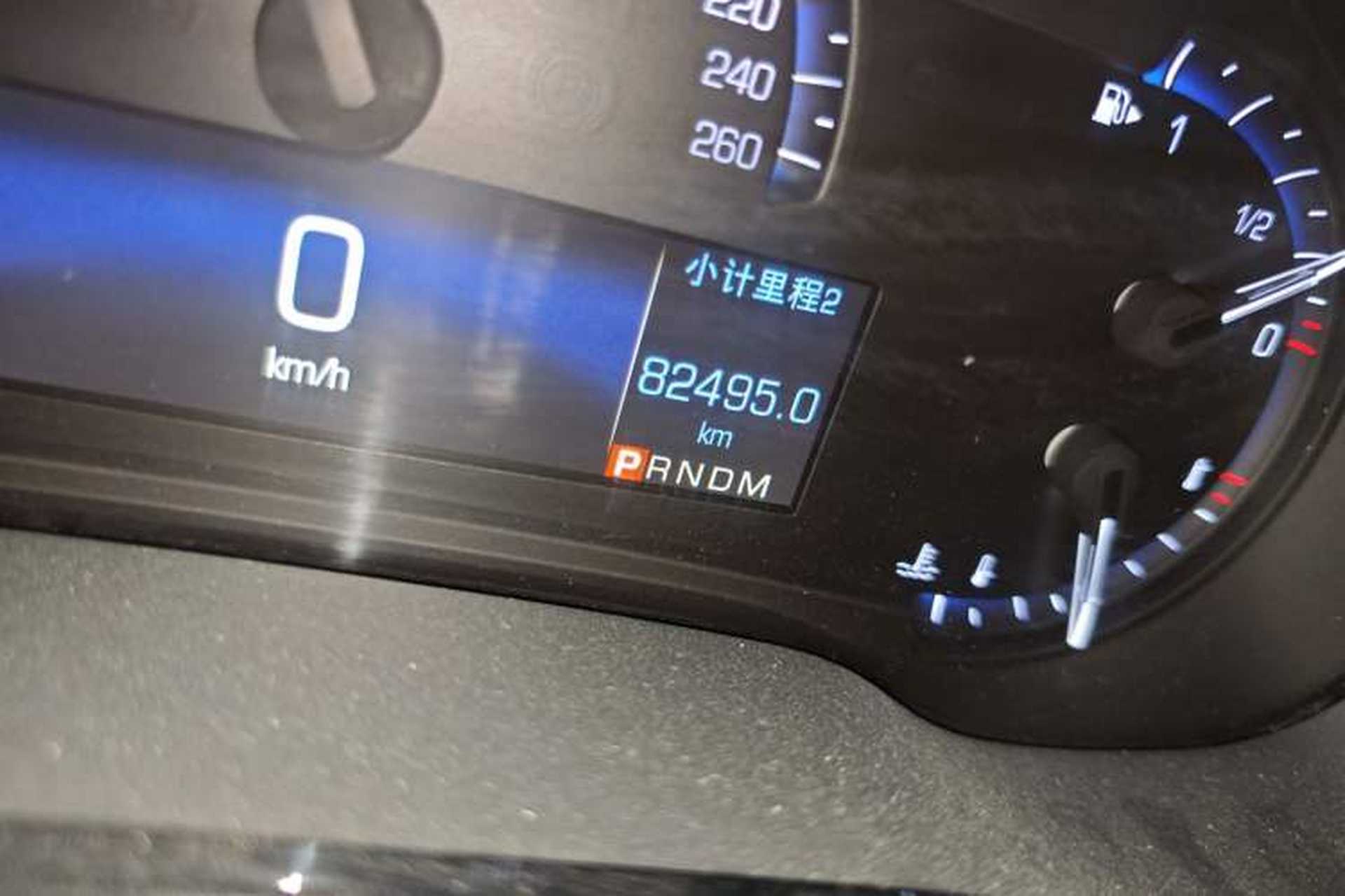 Used Cadillac CTS 2014 28T Elite Edition Odometer Close Up