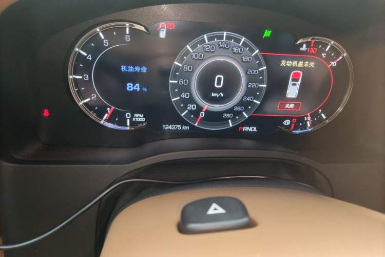Used Cadillac Escalade  Odometer Close Up