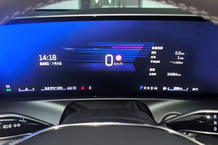 Used Cadillac GT4 2023 25T Fashion Edition Odometer Close Up
