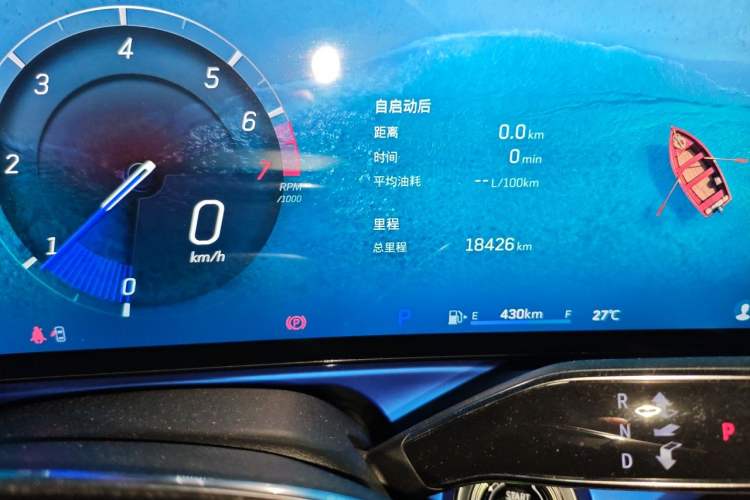 Used Cadillac GT4 2023 25T Prestige Version Odometer Close Up